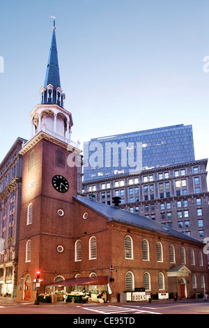 Vieux Sud Meeting House à Boston, Massachusetts, États-Unis. Banque D'Images