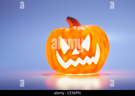 Jack O' Lantern lumineux Banque D'Images