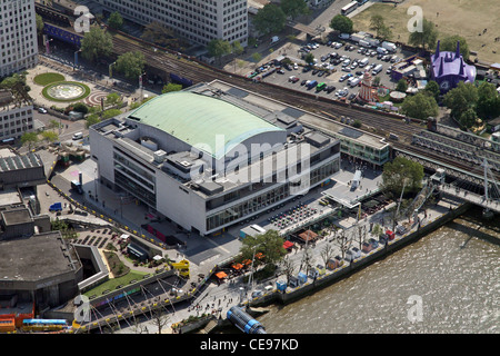 Photographie aérienne du Royal Festival & Southbank Art Centre, Londres SE1 Banque D'Images