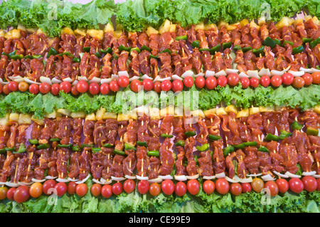 Elk208-1076, Thaïlande Chiang Mai, street food Banque D'Images