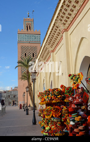 Rue de la Kasbah, Marrakech, Maroc Banque D'Images