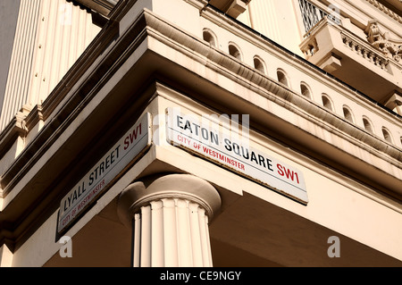 Eaton Square ,Belgravia centre de Londres Banque D'Images