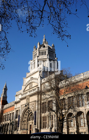 Extérieur de la Victoria and Albert Museum, Londres, Kensington Banque D'Images