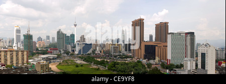 Kuala Lumpur Malaisie urbaine de jour Panorama Paysage urbain Banque D'Images