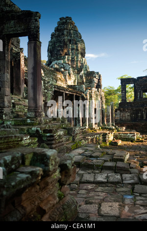 Le Bayon, Angkot Thom, Angkor, Siem Reap, Cambodge Banque D'Images