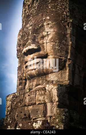 Le Bayon, Angkot Thom. Angkor, Siem Reap, Cambodge. UNESCO World Heritage Site. Banque D'Images