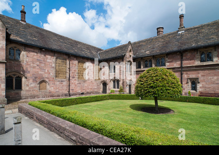 Chetham's School of Music et de la bibliothèque dans le centre de Manchester, Angleterre. Banque D'Images