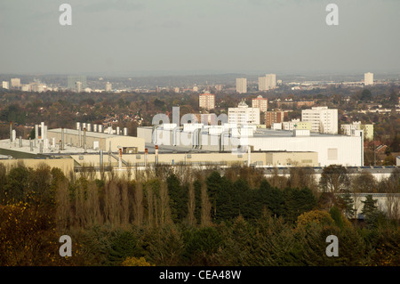 Ancienne usine Rover de Longbridge Birmingham Banque D'Images