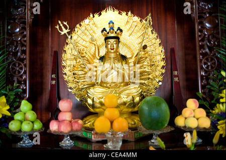 Asian bouddha Kuan Yin, 'Guanyin' la déesse de la miséricorde et de la Compassion Banque D'Images