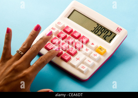 Calculatrice. Banque D'Images