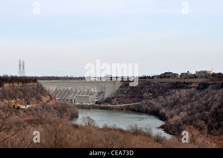 Hydro Electric Power Station,Rivière Niagara, New York State Banque D'Images