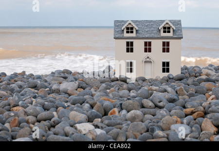 La Maison des poupées miniatures à Pebble Beach Banque D'Images