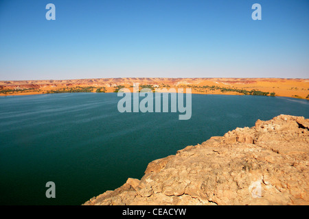 Ounianga Kebir lake, région de l'Erdi, au Tchad Banque D'Images