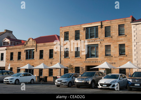 The Henry Jones Art Hotel est situé sur le front de mer de Hobart est l'Australie et sa première art hotel. Banque D'Images