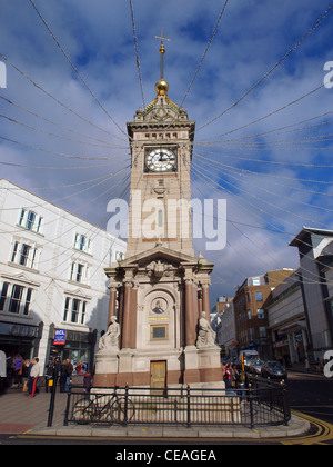 Jubilé de la tour de l'horloge sur North Street à Brighton Banque D'Images