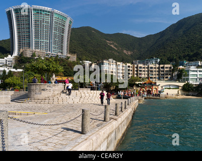 Dh REPULSE BAY HONG KONG Beach zone publique propriété de luxe highrise vacances appartements Banque D'Images