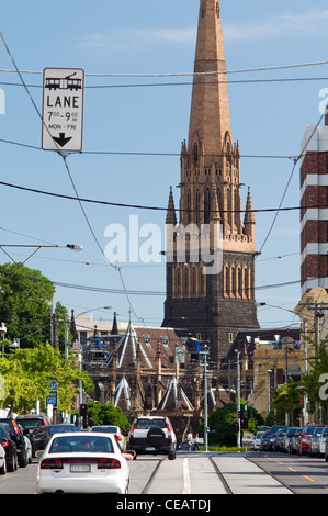 La Cathédrale St Patrick, East Melbourne, Victoria, Australie Banque D'Images