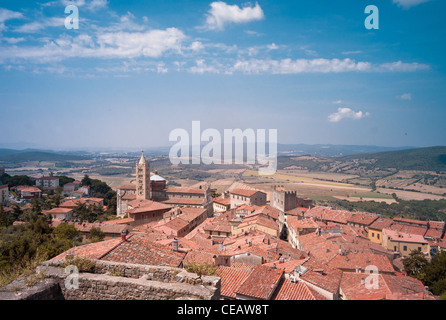 Massa Marittima, Toscane, Italie Banque D'Images