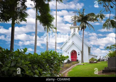 L'Église épiscopale à Hawi. New York, la Grande Île Banque D'Images