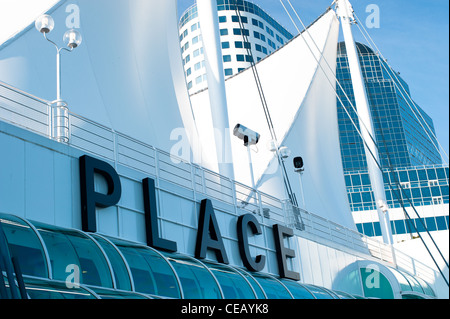 Canada Place, de l'Est convention centre, à Vancouver, Colombie-Britannique, Canada 2011 Banque D'Images