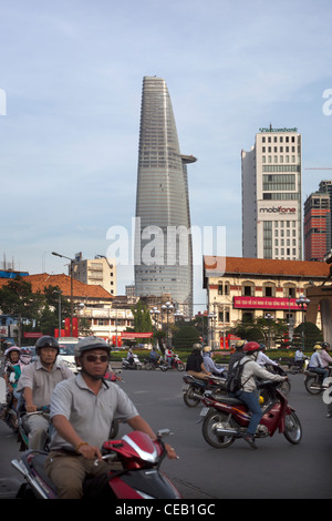 Vue de la tour Bitexco Ho Chi Minh City Vietnam Banque D'Images