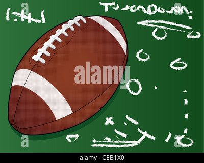 Football vecteur très détaillées Banque D'Images