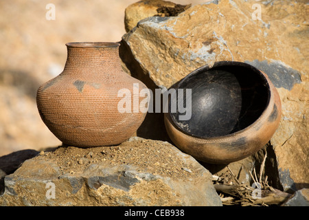 Native American, Mogollon, poterie préhistorique d'utilité de la bassin de Tularosa Nouveau Mexique vers 1 000 A.D. Banque D'Images