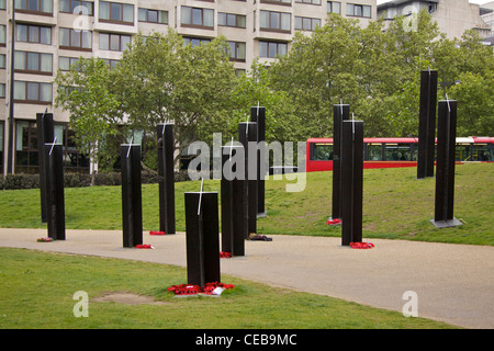 La NOUVELLE ZELANDE Monument aux Morts dédié aux morts de la guerre de la Nouvelle-Zélande dans la première et la seconde guerre mondiale à Hyde Park Corner Banque D'Images