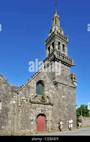 Chapelle de Sainte-Marie-du-Le Ménez-Hom, Finistère, Bretagne, France Banque D'Images