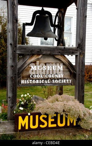 Cook County Historical Society Museum à Grand Marais, Minnesota Banque D'Images