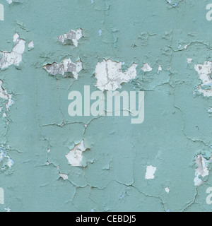 Le seamless texture - 12.2005 ancienne peinture bleu sur le mur Banque D'Images