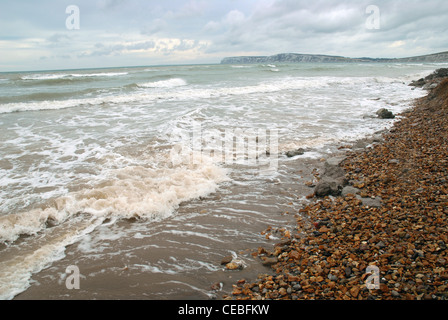 Compton Bay Isle of Wight, Hampshire, Angleterre. Banque D'Images