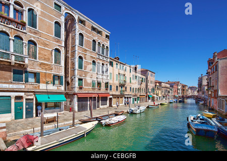 Fondamenta dei Ormesini, Cannaregio, Venise, Italie Banque D'Images