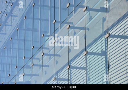 Immeuble de bureaux à Luxembourg, Kirchberg Plateau Banque D'Images