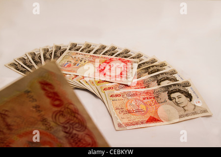 Cinquante Pound note Banque D'Images