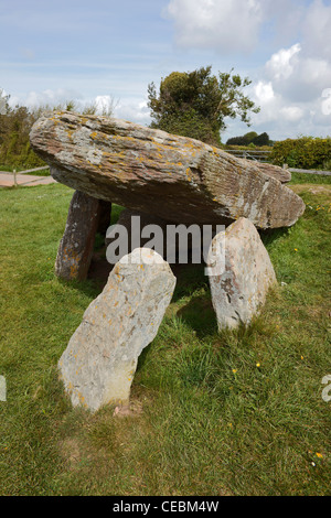 Arthur's Stone chambre funéraire néolithique près de Dorstone/Brewardine Herefordshire Banque D'Images