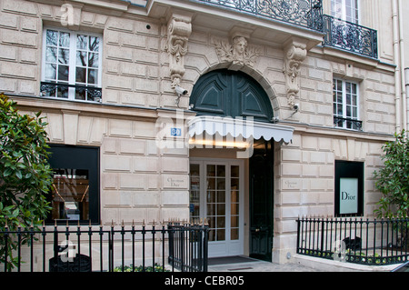 Dior haute couture Avenue Montaigne Paris store Banque D'Images