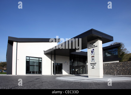 Bureaux du Conseil et de la bibliothèque, Carrickmacross Co Monaghan, Irlande Banque D'Images