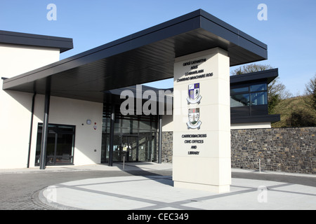Office de Tourisme de Carrickmacross Conseil et bibliothèque, les terres du couvent, Carrickmacross Co., Monaghan, Irlande Banque D'Images