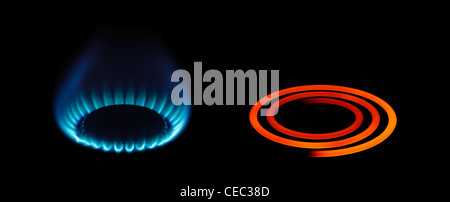 Types différents d'énergie Banque D'Images