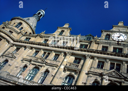 La gare de Haydarpasha Building (1903) sur la rive asiatique du Bosphore, Istanbul, Turquie Banque D'Images