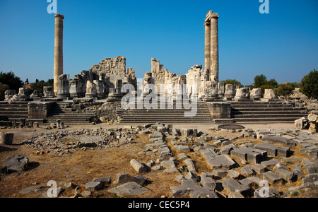 Le Temple d'Apollon de Didymes Antalya Turquie Banque D'Images