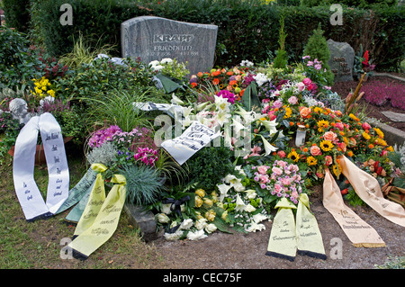 Des fleurs, des funérailles, de l'Allemagne. Banque D'Images