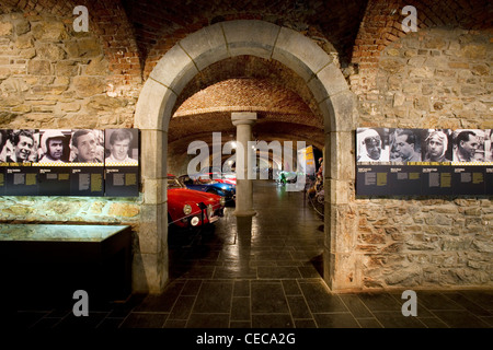 Musée du circuit de Spa-Francorchamps à l'Abbaye de Stavelot, Ardennes, Belgique Banque D'Images