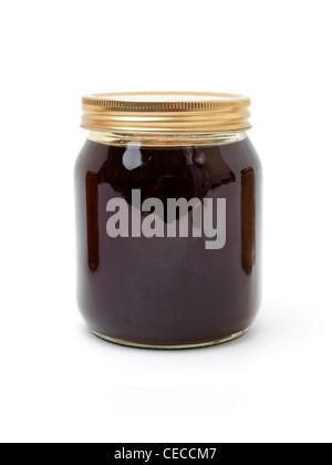 Un pot de miel d'été Banque D'Images