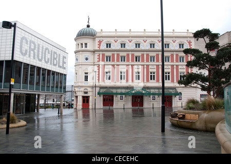 Tudor Square dans le centre-ville de Sheffield, South Yorkshire, UK Banque D'Images