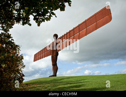 Angel of the North, célèbre sculpture d'Antony Gormley à Gateshead Banque D'Images