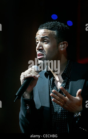 Chanteur et auteur-compositeur britannique Craig David Banque D'Images