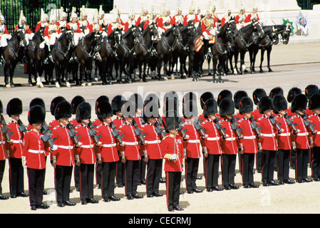 Royaume-uni, Grande Bretagne, Angleterre, Londres, Parade de la couleur Cérémonie à Whitehall Horse Guards Parade Banque D'Images