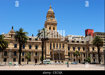 En face de l'Hôtel de ville Grand Parade, Cape Town, Western Cape, Afrique du Sud Banque D'Images